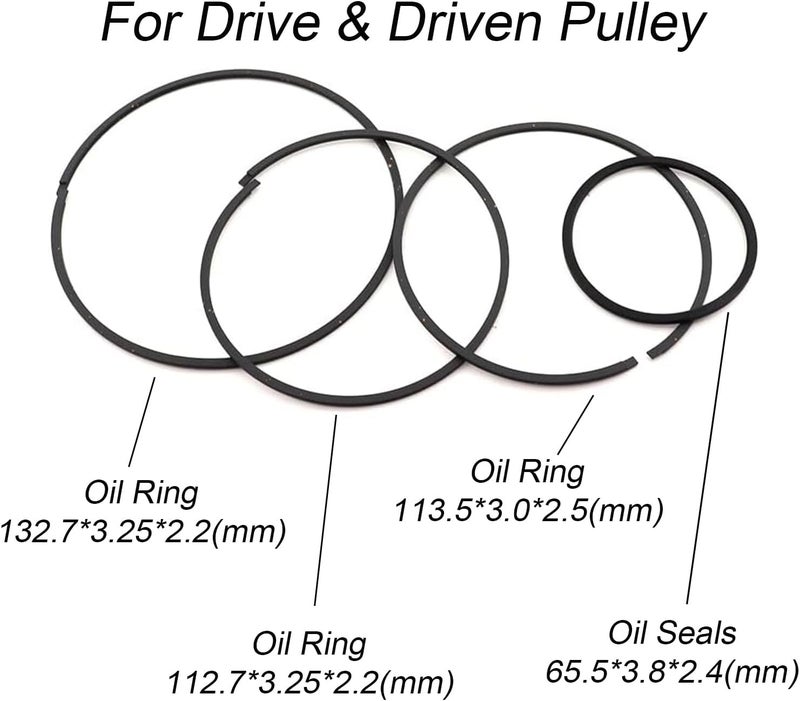 Transpeed طقم حلقات مطاطية TRANPEED JF015E RE0F11A لنقل الحركة CVT لسيارات نيسان وسوزوكي وميتسوبيشي وشيفروليه - Image 2