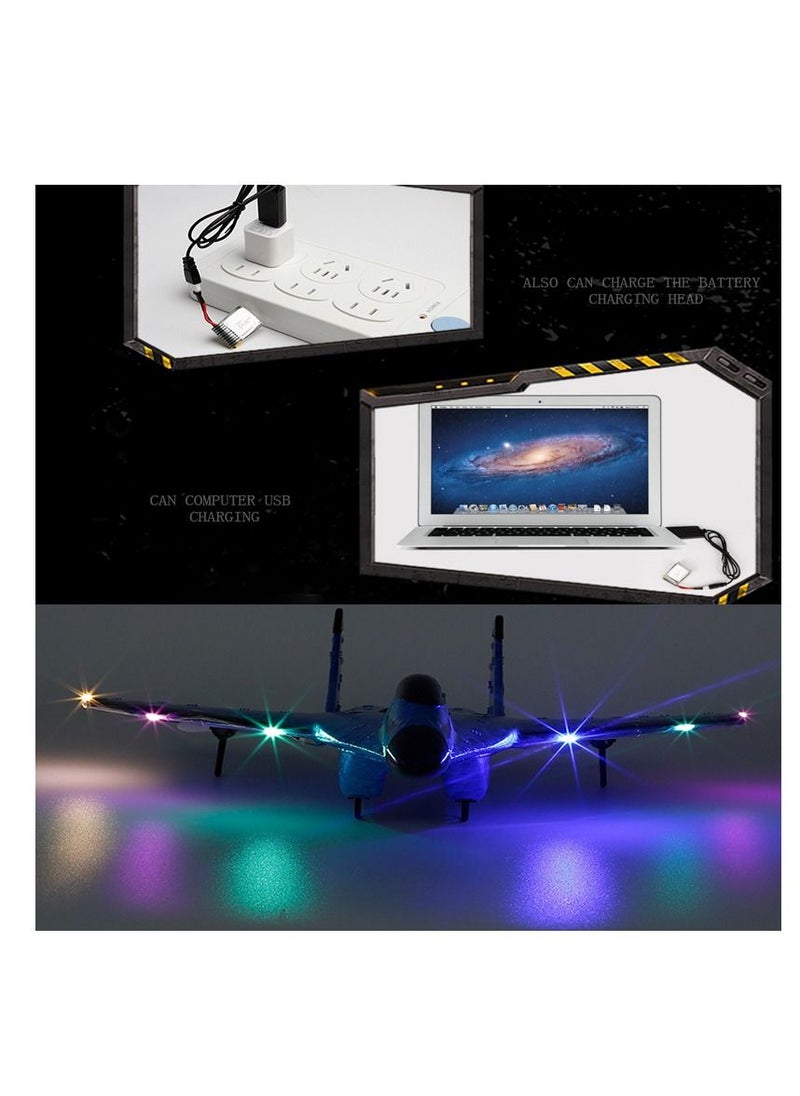 DIY RC Plane Toy 620 yellow 1 battery Remote Control Airplane DIY Fixed Wing Aircraft