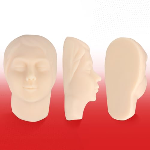 Medarchitect Injection Training Mannequin Face Model Head Model for Micro-Plastic Teaching, Practice Training to Medical Student, Doctor, Esthetician - Image 4