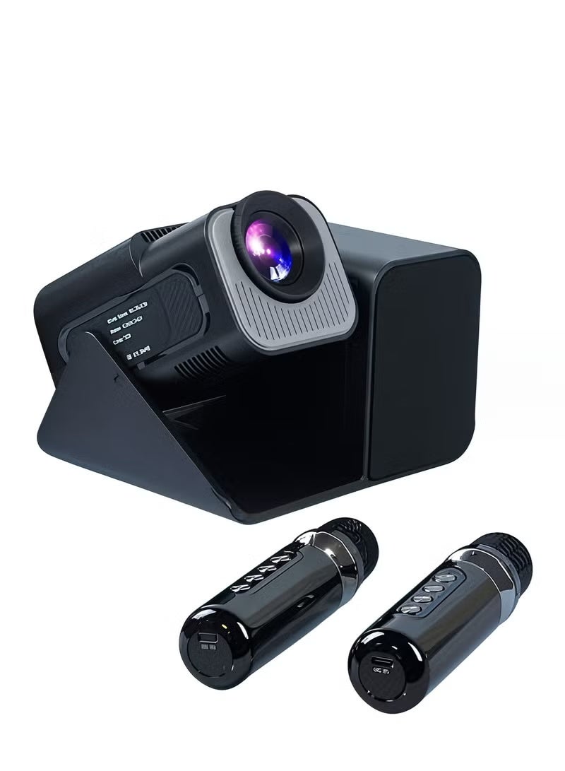 Smartbarry HT36 4K-Ready Portable Projector – Android 11 | 5G Dual-Band WiFi | Bluetooth | 4000mAh Battery – Home Cinema, Gaming & Travel - Image 1