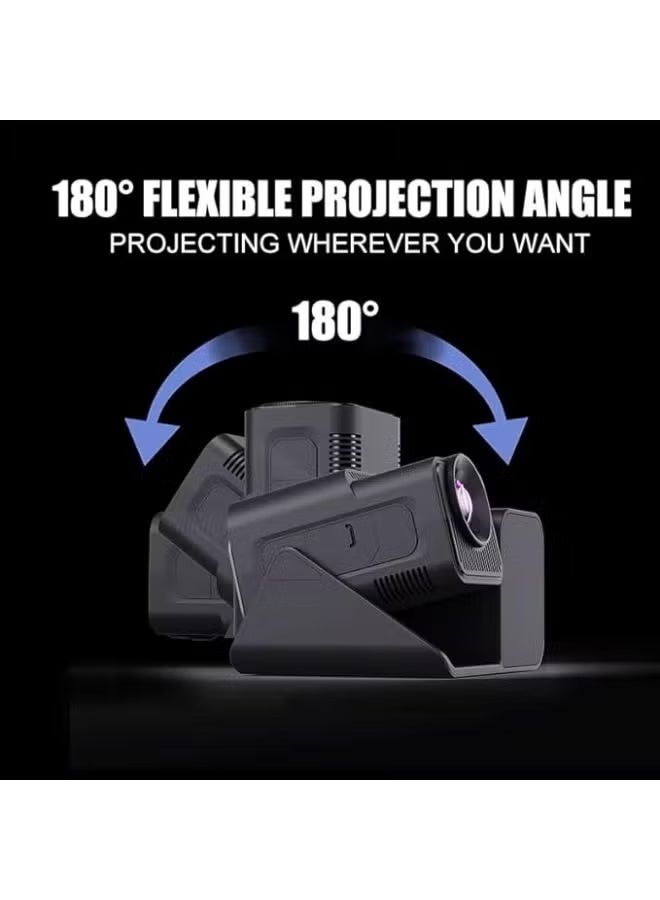 Smartbarry HT36 4K-Ready Portable Projector – Android 11 | 5G Dual-Band WiFi | Bluetooth | 4000mAh Battery – Home Cinema, Gaming & Travel - Image 4