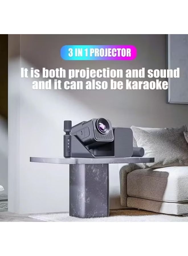 Smartbarry HT36 4K-Ready Portable Projector – Android 11 | 5G Dual-Band WiFi | Bluetooth | 4000mAh Battery – Home Cinema, Gaming & Travel - Image 3