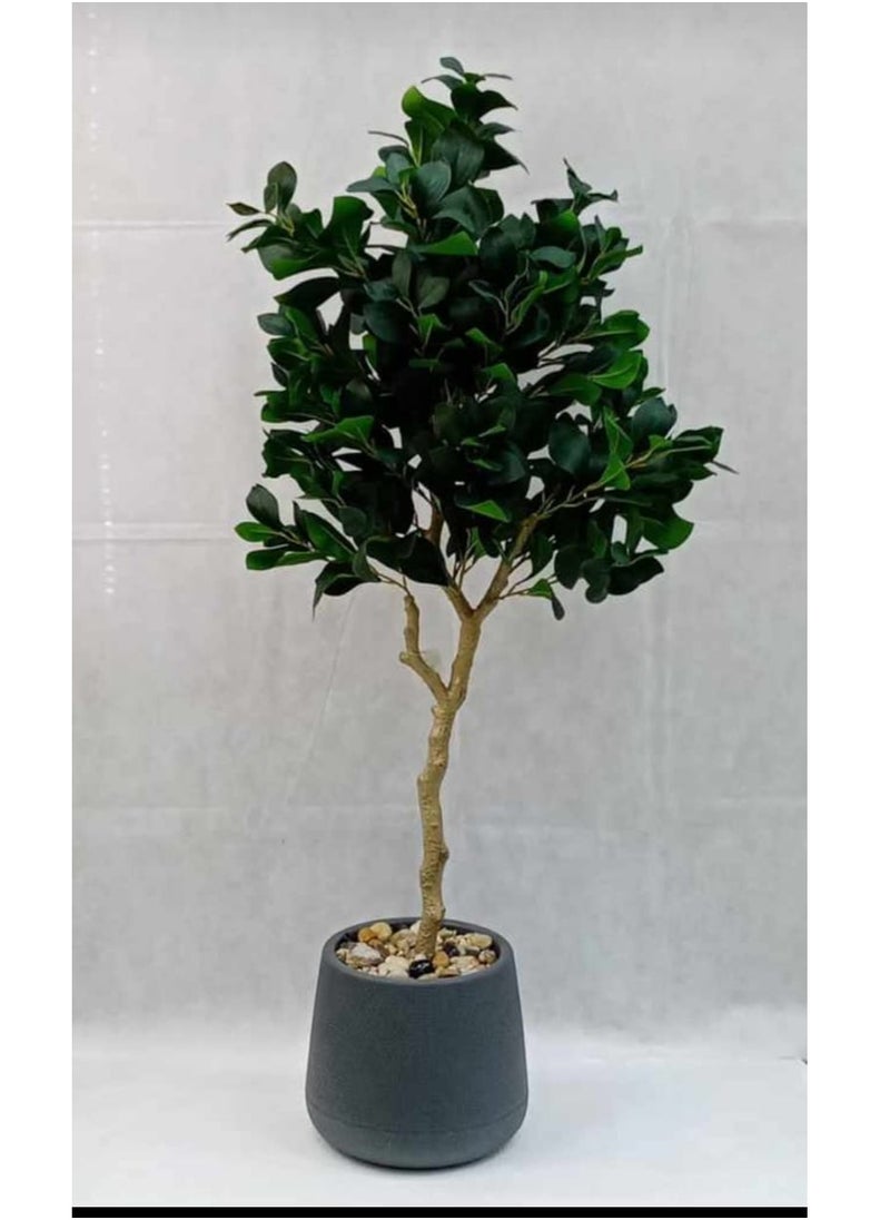 AL KHALDIYA Artificial Tropical Plants, Olive Tree with Olive Branches and Lifelike Fruits, Lifelike Artificial Tree Perfect for Modern Home Indoor, Outdoor and Office Decoration, Perfect Housewarming Gift (1.5m) 