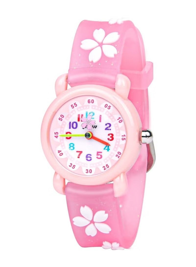 Kids Watch, Girls Watch Waterproof 3D Cute Cartoon Toy Silicone Band Wristwatch Childrens Watches Gift for Girls Boys Age 3-11 Years Old  - Image 1