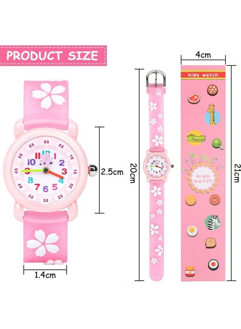 Kids Watch, Girls Watch Waterproof 3D Cute Cartoon Toy Silicone Band Wristwatch Childrens Watches Gift for Girls Boys Age 3-11 Years Old  - Image 2