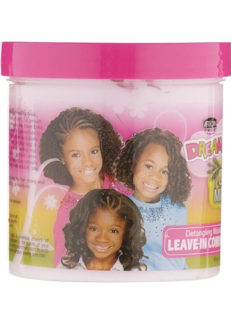 African Pride African Pride Dream Kids Leave-In Conditioner, Olive Miracle, 15 Oz  - Image 2