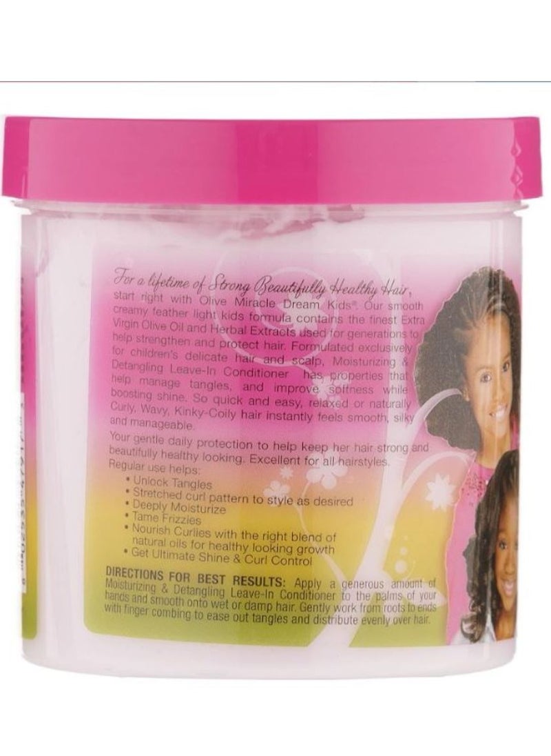 African Pride African Pride Dream Kids Leave-In Conditioner, Olive Miracle, 15 Oz  - Image 3