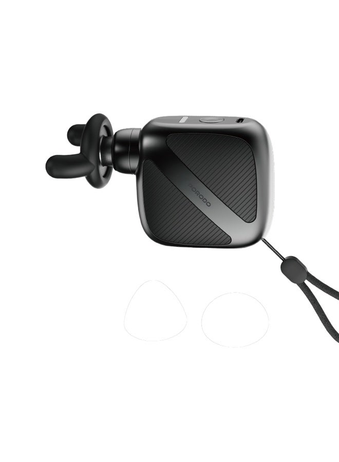 porodo Lifestyle Pocket Sized Muscle Relief Massager, Portable Pain Relief Massager with 3x Massage Heads / Up to 3200RPM Motor Speed / Timer Function / 4x Adjustable Speed Settings / USB-C Charging / Ergonomic Grip Design - Gray - Image 4