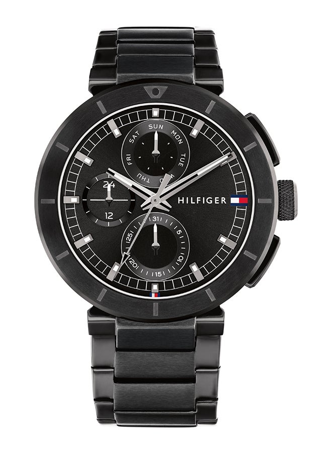 TOMMY HILFIGER ساعة يد رجالية بعقارب دائرية الشكل من الستانلس ستيل 1792119 - 44 ملم  - Image 1
