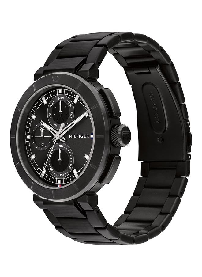 TOMMY HILFIGER ساعة يد رجالية بعقارب دائرية الشكل من الستانلس ستيل 1792119 - 44 ملم  - Image 2