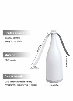 Y&D Fly Repellent Fan for Tables Eco-Friendly Insect Mosquito Automatic Fans with Light USB Charging Lightweight Portable Table Outdoor Indoor Keep Flies Away from Food  - Image 3