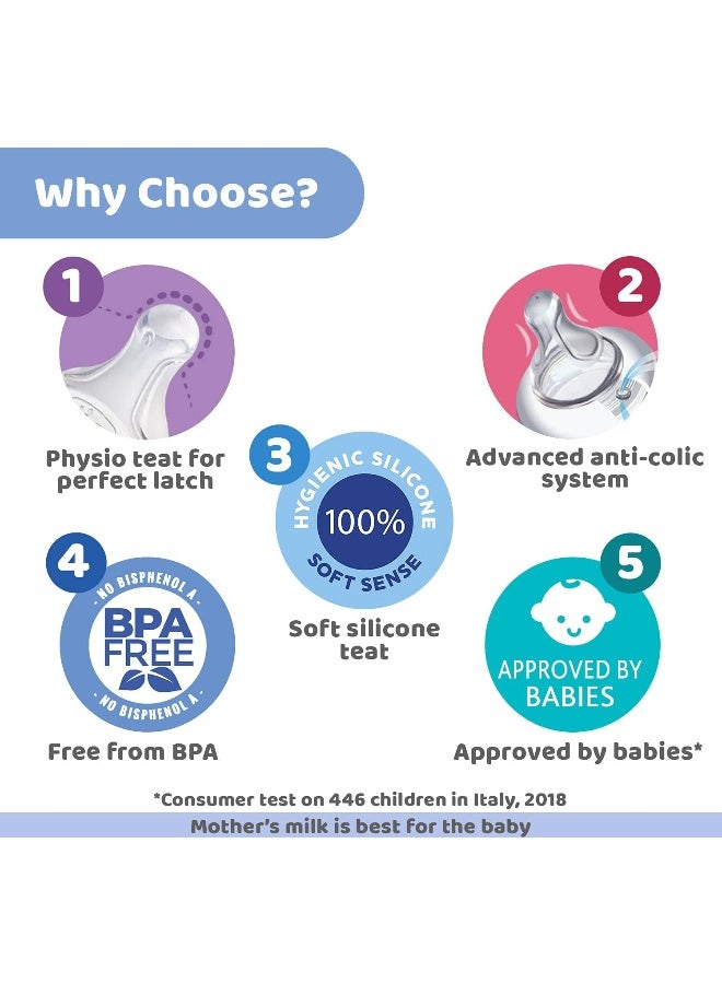 شيكو زجاجة رضاعة ويل بيينج من شيكو، 150 مل، لعمر 0+ أشهر - Image 4