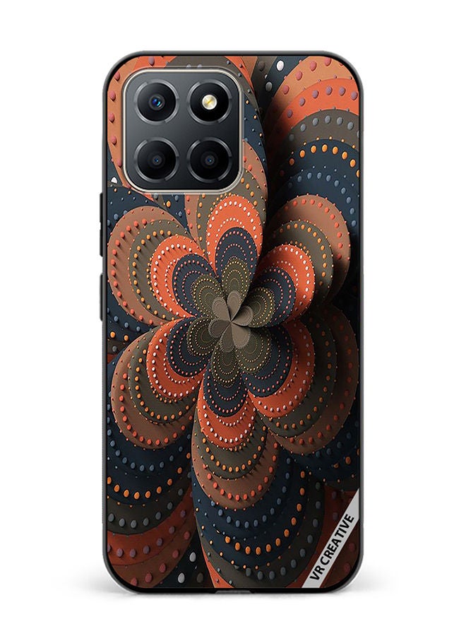 VR CREATIVE Protective Case Cover For Honor X6 Flower Design Multicolour - Image 1