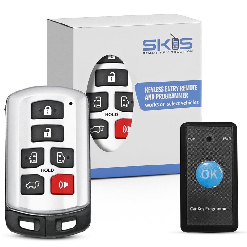 Smart Key Solution Remote Smart Key Fob Replacement Kit for Toyota Sienna 2011 2012 2013 2014 2015 2016 2017 2018 2019 2020 Keyless Entry Remote Control HYQ14ADR 89904-08010 - Image 1