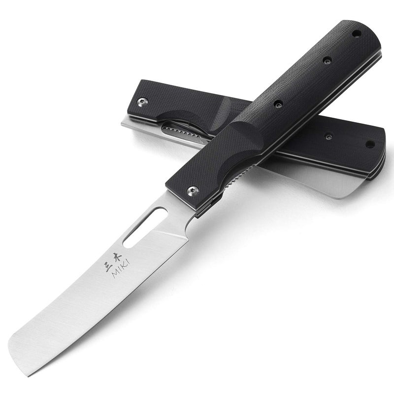 Miki Sharp 440A Stainless Steel Blade Japanese Kitchen Chef Folding Pocket Knife for Outdoor Camping Cooking (Chef Blade) - Image 4