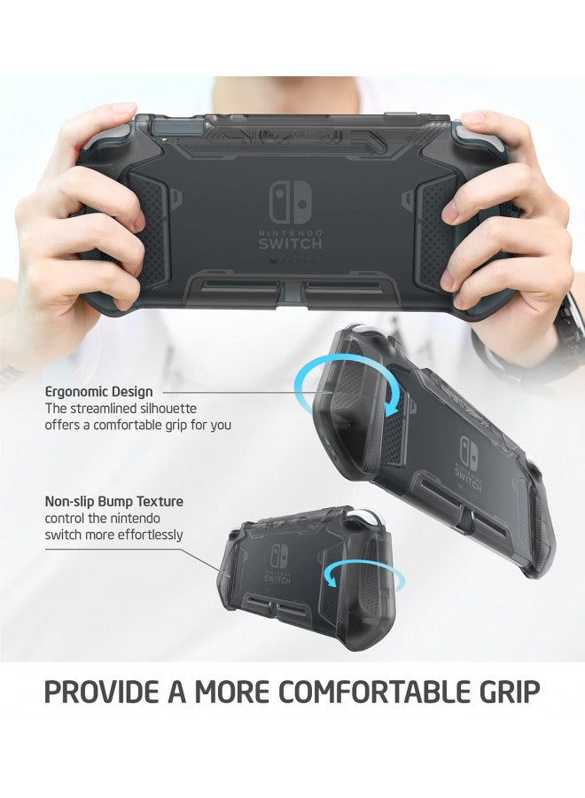 Mumba Grip Case for Nintendo Switch Lite, [Blade Series] TPU Protective Portable Cover Accessories Compatible with Switch Lite Console 2019 Release (FrostBlack) - Image 4