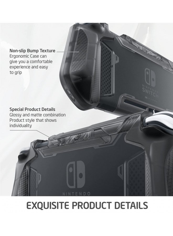 Mumba Grip Case for Nintendo Switch Lite, [Blade Series] TPU Protective Portable Cover Accessories Compatible with Switch Lite Console 2019 Release (FrostBlack) - Image 3