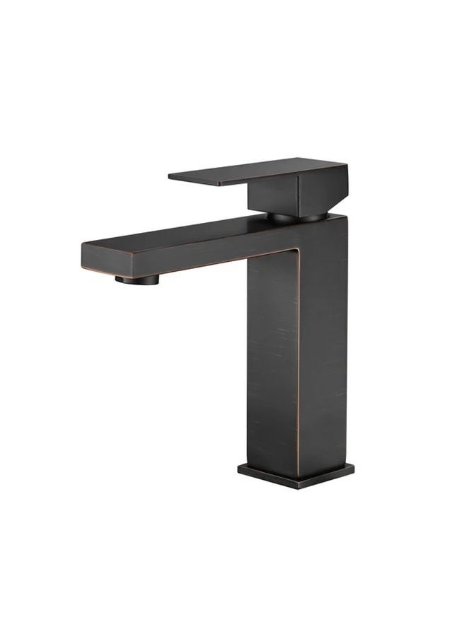Oil Rubbed Bronze Single Hole Bathroom Faucet Touchless Design 304 Stainless Steel - Image 1