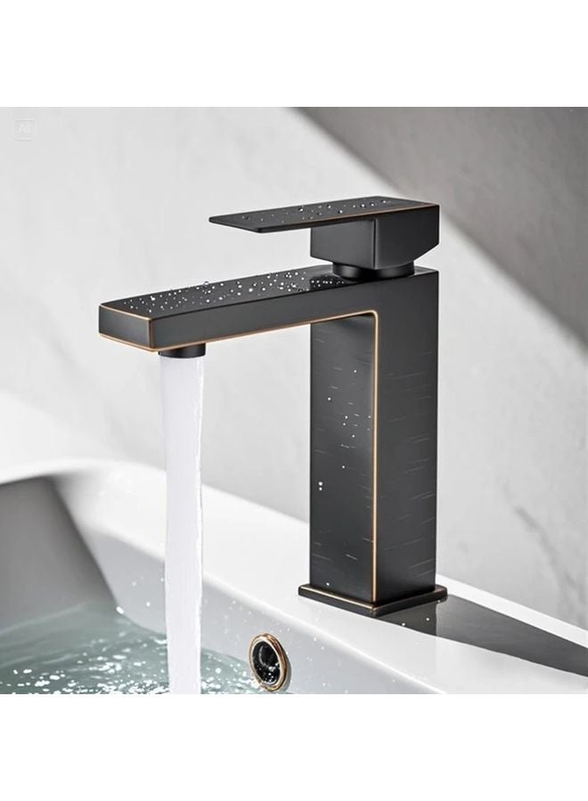 Oil Rubbed Bronze Single Hole Bathroom Faucet Touchless Design 304 Stainless Steel - Image 3