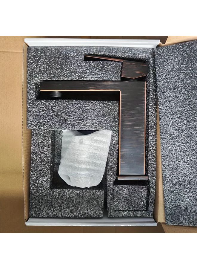 Oil Rubbed Bronze Single Hole Bathroom Faucet Touchless Design 304 Stainless Steel - Image 4