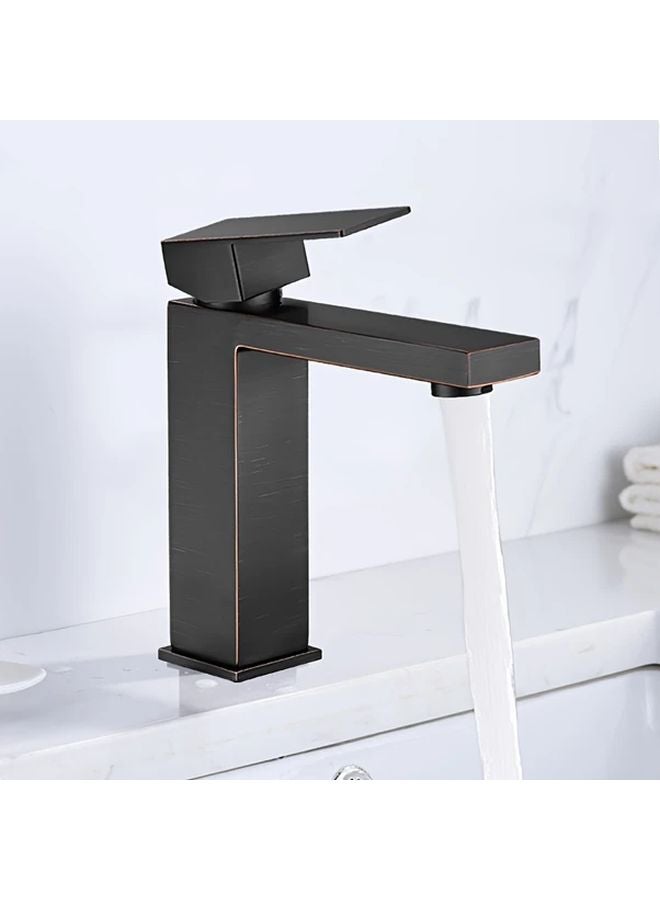 Oil Rubbed Bronze Single Hole Bathroom Faucet Touchless Design 304 Stainless Steel - Image 2