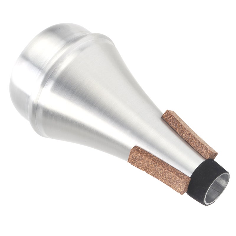 Trumpet Straight Mute Silver Aluminum Alloy Practice Musical Instrument Accessories - Image 3