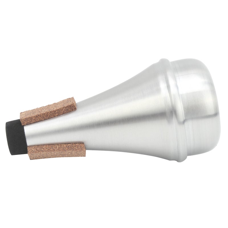 Trumpet Straight Mute Silver Aluminum Alloy Practice Musical Instrument Accessories - Image 4