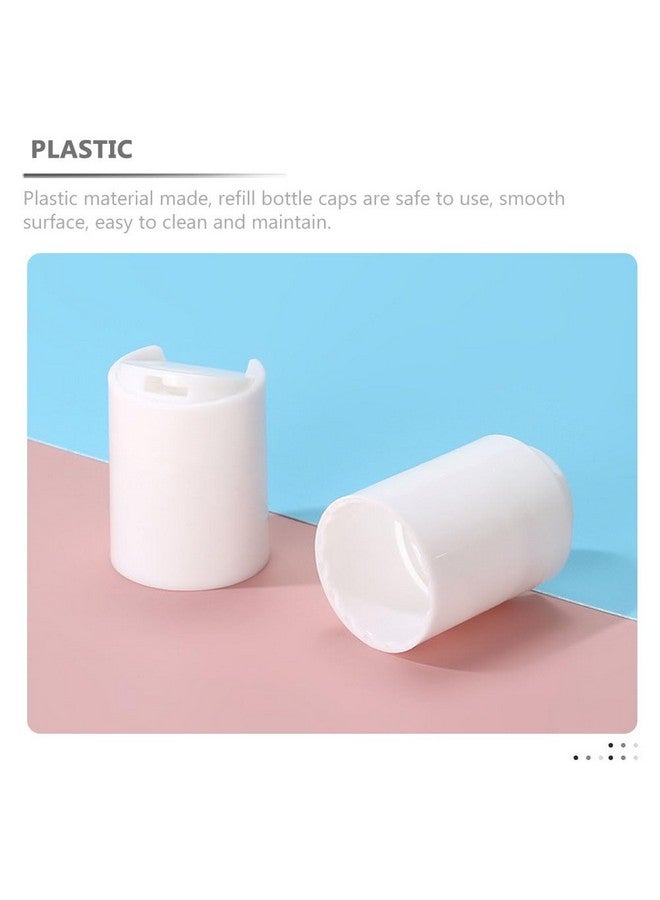 minkissy 6Pcs Lotion Bottle Caps To Get The Shampoo Bottle Lids Dispensing Pump For Shampoo Lotion Tops Shampoo Bottle Cap Shampoo Pump Head Plastic Clamshell White Crafts - Image 4
