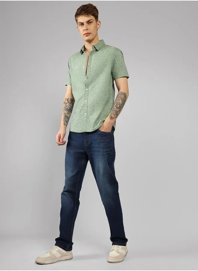 Dennis Lingo Relaxed Fit Multi-Color Cotton Casual Shirt