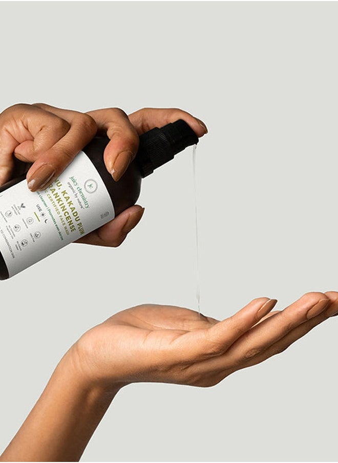 Juicy Chemistry Juicy Chemistry Organic Face Wash - 100 ml, Kakadu Plum And Frankincense Anti Pigmentation Face Cleanser, Natural Face Wash For Acne Removal And Skin Tightening  - Image 2