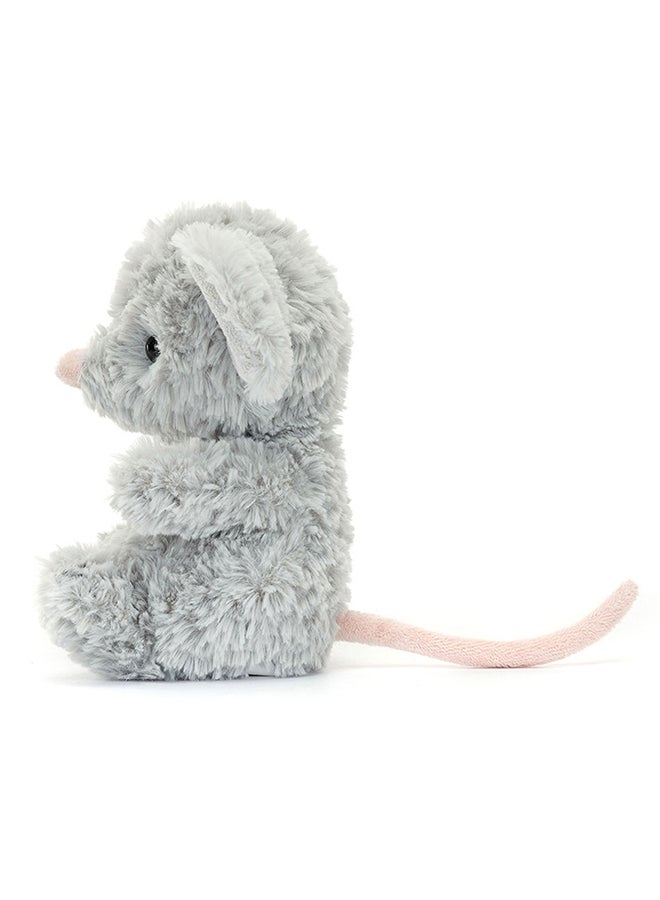 Jellycat Yummy Mouse Plush Toy 15cm – Super Soft Mouse Stuffed Animal with Fluffy Texture, Mini Cuddly Plush for Babies, Nursery Decor & Gifting - Image 2