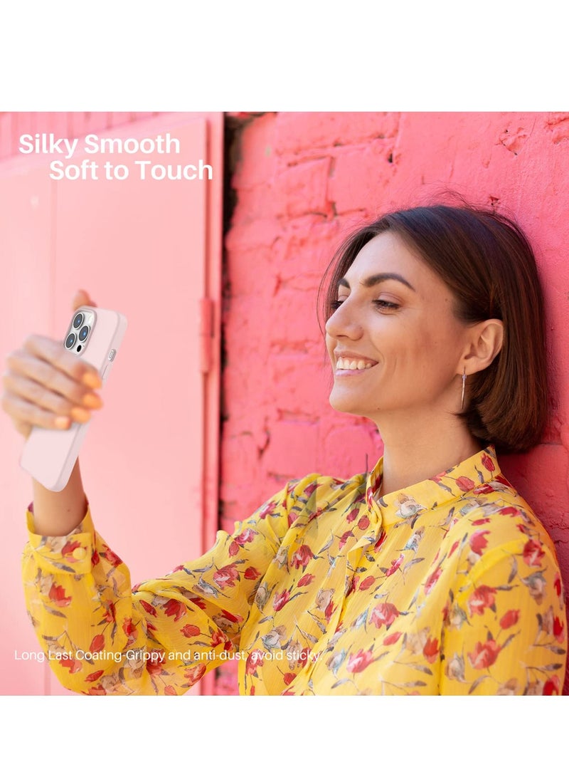 BORTONY iPhone 14 Pro Case 6.1 Slim Liquid Silicone 3 Layers Full Covered Soft Gel Rubber Case Cover inch - Image 4