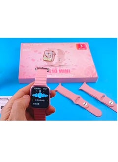 Mini GM10 Mini 36 mm HD Display Smart Watch with 3 Pair Strap Bracelet with Wireless Charger  - Image 4