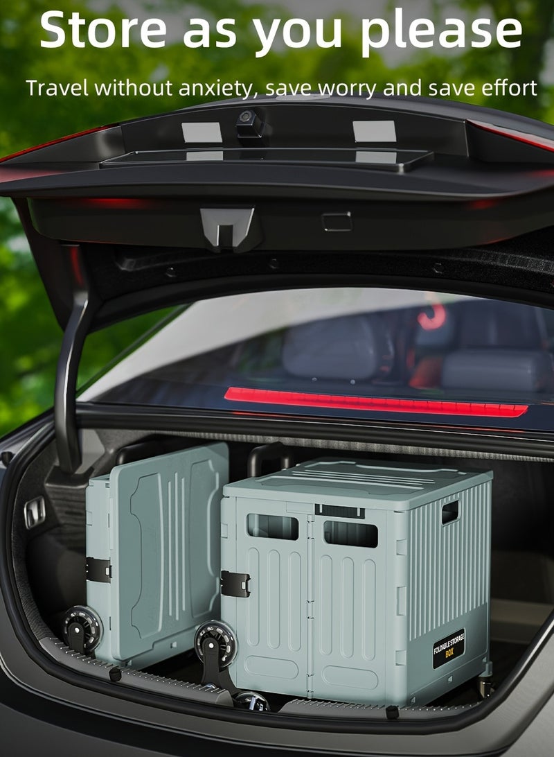 والالا عربة تسوق قابلة للطي مع عجلات تسلق السلالم، عربة بقالة قابلة للتعديل الارتفاع مع غطاء، عربة تخزين متعددة الوظائف، متينة وقوية، للبقالة والسفر والنزهات والتخييم والمكتب - Image 5