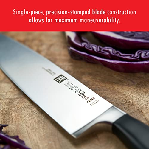 HENCKELS ZWILLING Gourmet 8-inch Chef’s Knife, Kitchen Knife, Black, Stainless Steel - Image 2