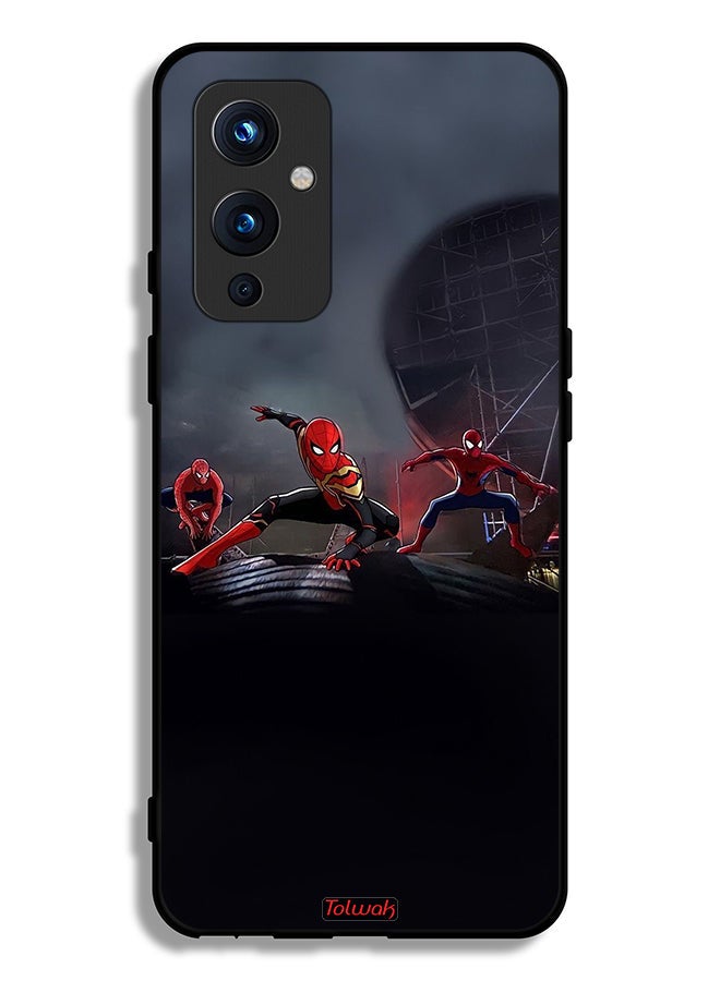 Tolwak OnePlus 9 5G Protective Case Cover Three Spiders - Image 2