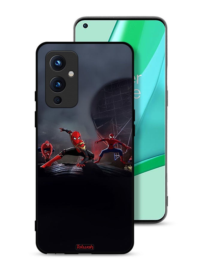 Tolwak OnePlus 9 5G Protective Case Cover Three Spiders - Image 1