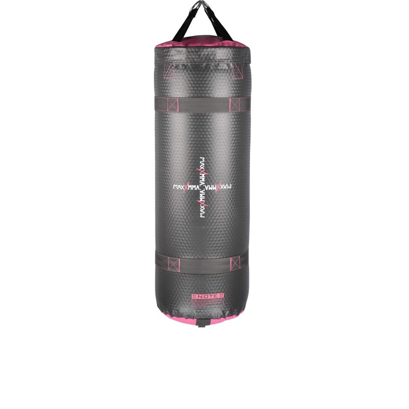 MaxxMMA 3 ft 4-in-1 Water/Air Heavy Bag | Training & Fitness, Uppercut Workout, MMA Grappling, Punching Bag (Grey/Pink) - Image 1