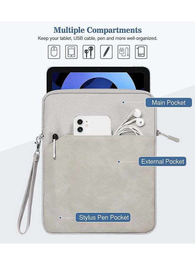 ProElite Tablet Sleeve Case Cover for Upto 11.5 inch for iPad 10.2/Air 10.9/Pro 11/ Samsung/Lenovo/Galaxy Tab A9 Plus/S8/S9/Realme Pad/Honor Pad X9/Xiaomi Mi pad 6/Redmi Pad/Oneplus Pad, Light Grey - Image 4