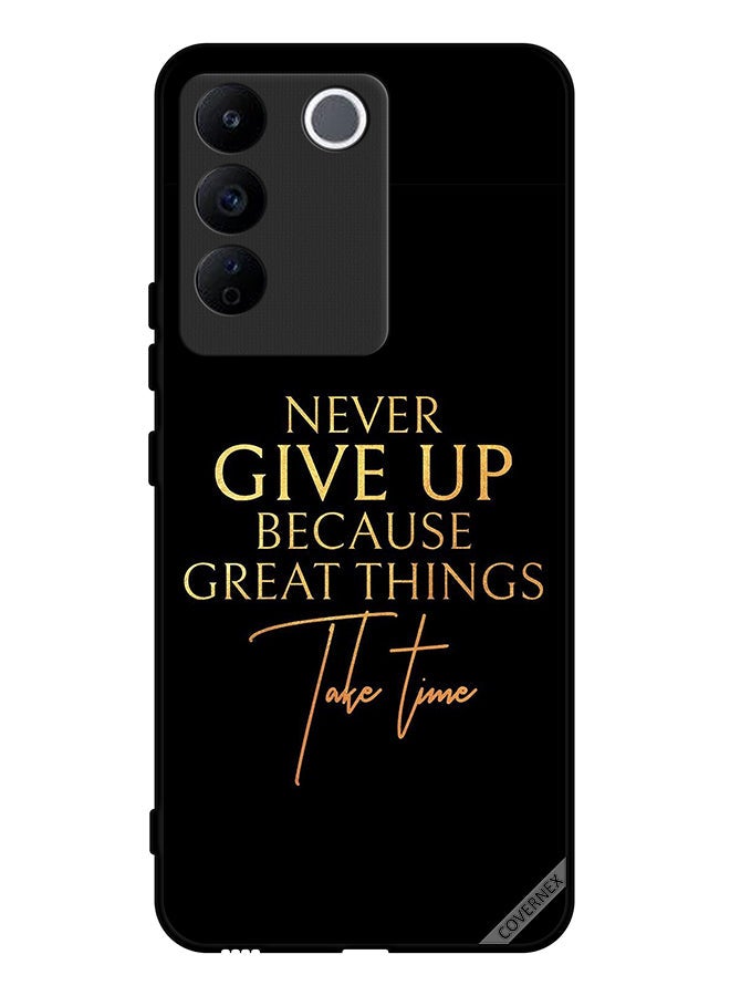 Covernex Protective Case Cover For Vivo S16e Never Give Up - Image 1
