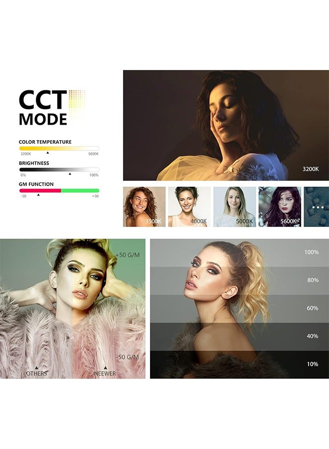 NEEWER RGB LED Video Light Stick, Touch Bar  APP Control, Magnetic Handheld Photography Light, Dimmable 3200K~5600K CRI98+ Full-Color LED Light with 6400mAh Built-in Battery, 17 Light Scenes - RGB1 - Image 2