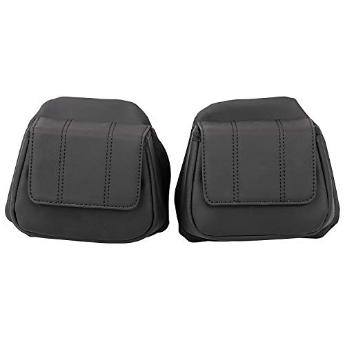 YDLMT 1 Pair Black Motorcycle Lower Fairing Tool Bag Panel Door Pockets Fit for Harley Touring Electra Glide Street Glide Road Glide Tri Glide Ultra Limited CVO 20142023 - Image 1