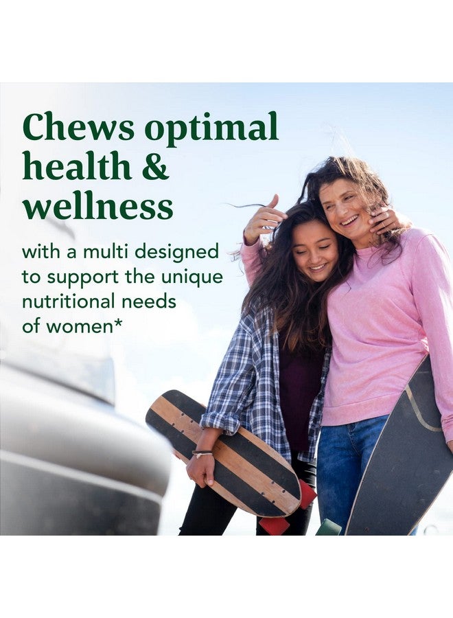 ميغافود أقراص مضغ ناعمة متعددة الفيتامينات للنساء من ميجا فود، جرعة يومية واحدة - فيتامينات متعددة للنساء مع حمض الفوليك، وفيتامين ب6، وفيتامين ب12، والبيوتين، وفيتامين د - بنكهة التوت المختلط اللذيذة - نباتية، غير معدلة وراثيًا - 30 قرصًا للمضغ - Image 3