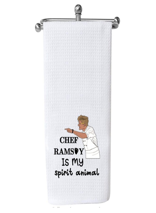XYANFA Chef Kitchen Towel Cooking Show Gifts Chef Show Fans Gift Chef is My Spirit Animal - Image 1