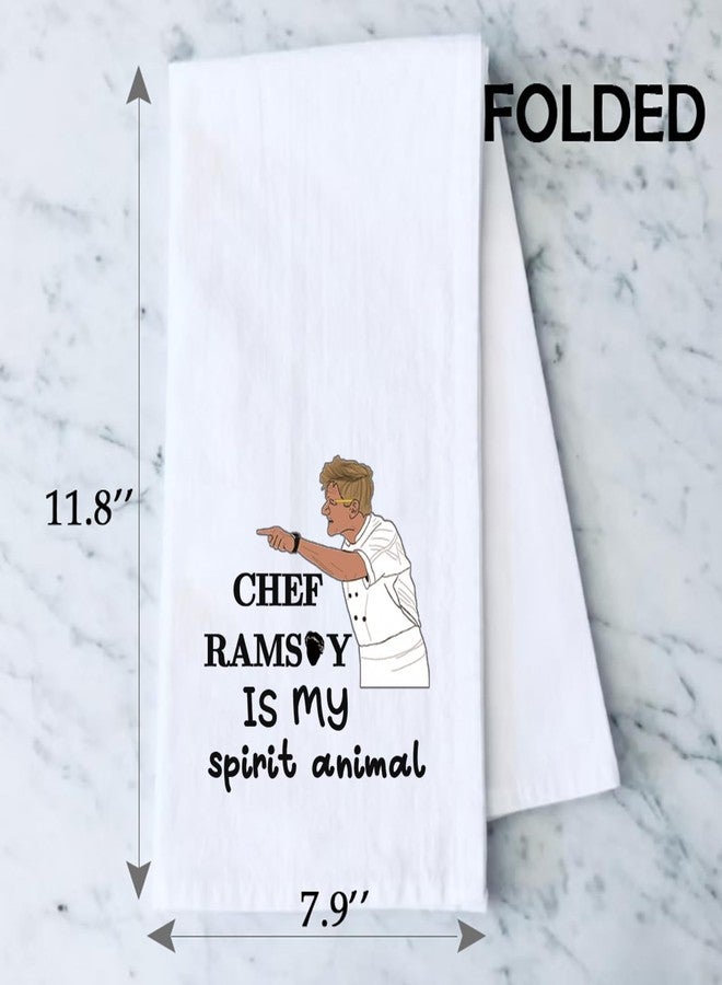 XYANFA Chef Kitchen Towel Cooking Show Gifts Chef Show Fans Gift Chef is My Spirit Animal - Image 2