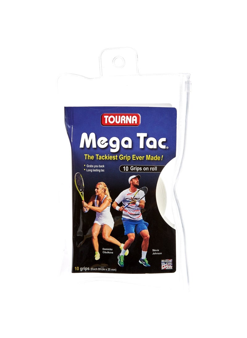 TOURNA MEGA TAC – 10 Pack White