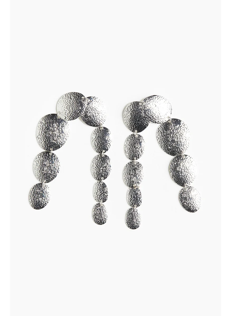 H&M Metal-Disc Pendant Earrings