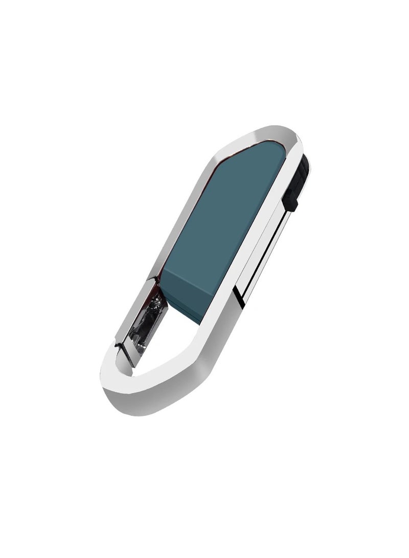 AROAQ USB Flash Drive, Portable Metal Thumb Drive with Keychain, USB 2.0 Flash Drive Memory Stick, Convenient and Fast Pen Thumb U Disk for External Data Storage, (1pc 1GB Grey)  - Image 1
