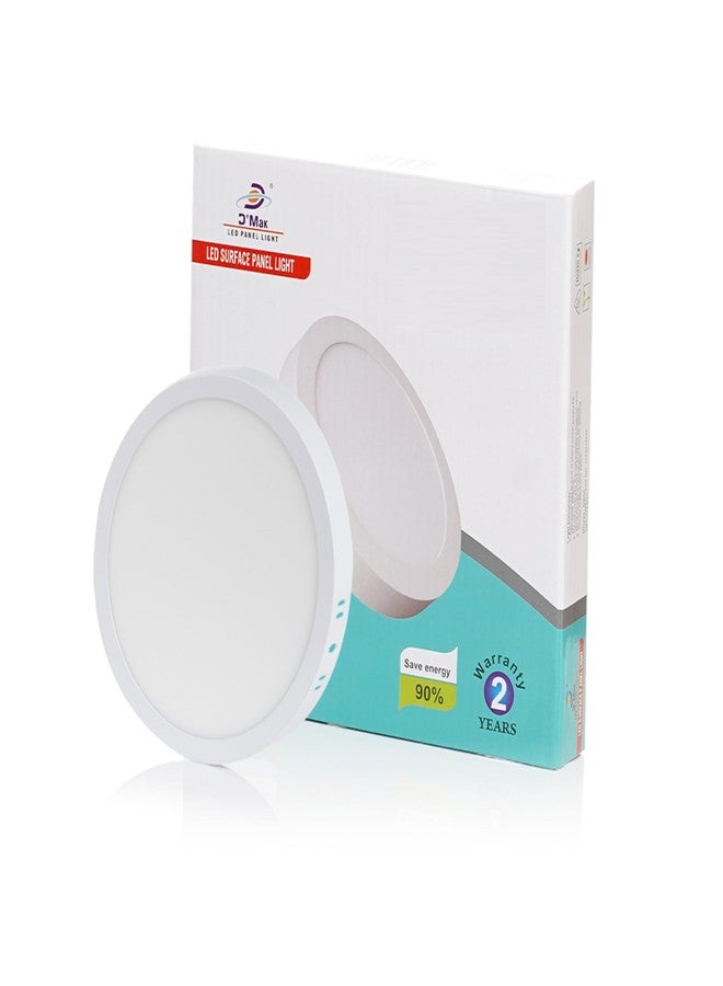 DMT 18Watts LED Round Panel Light (Warm White,Metal) - Image 1