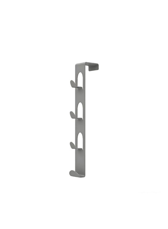 Smart Storage 🤝Smart Storage OTD Multifunctional Vertical Hanger Over The Door Hook Rack, Space Saving Carbon Steel Organizer for Clothes, Bags & Towels, No Drilling Required (White/Grey/Gold). - Image 1